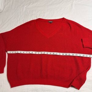 Wild Fable Vibrant Red Knit Sweater
